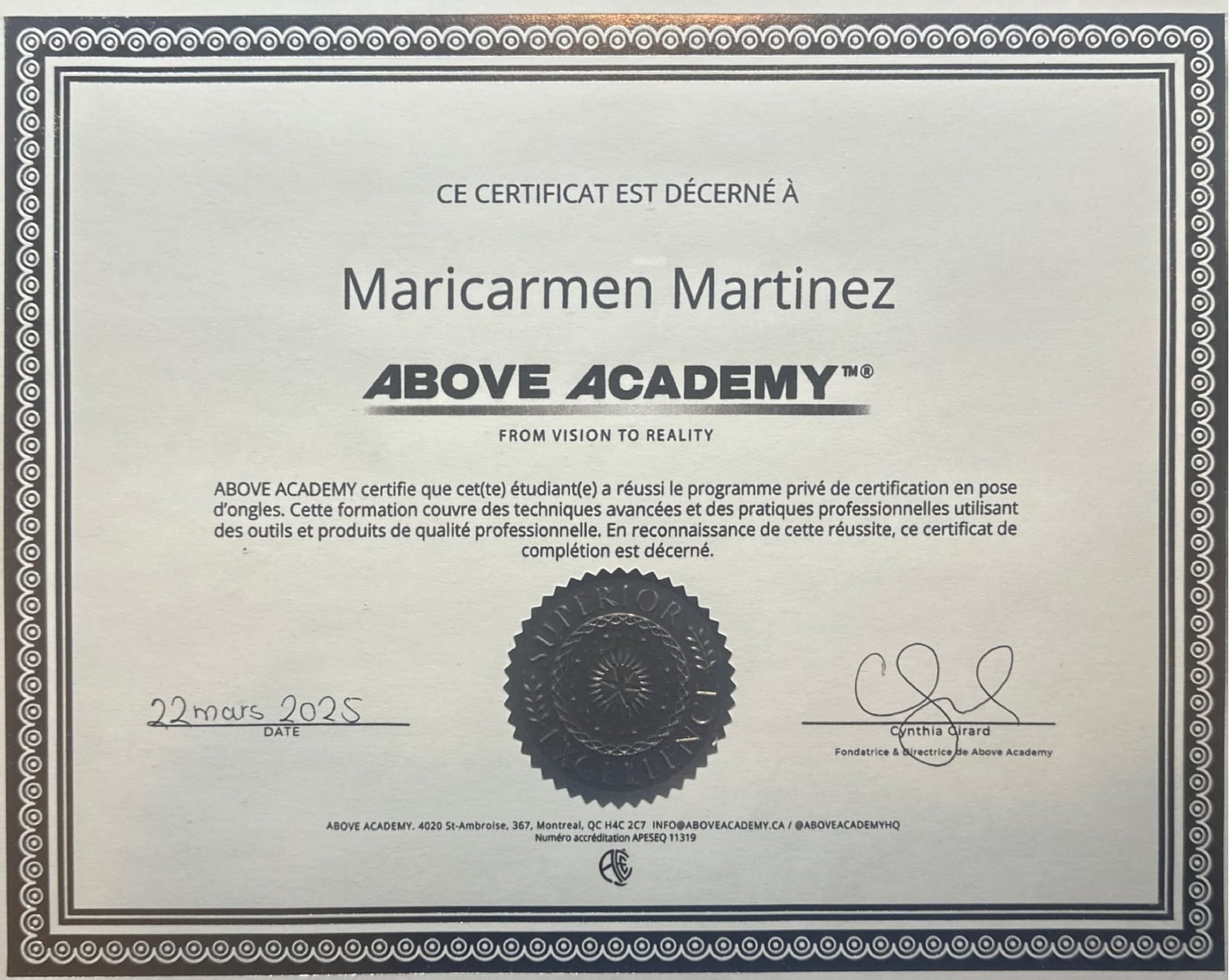 Certificación profesional 3